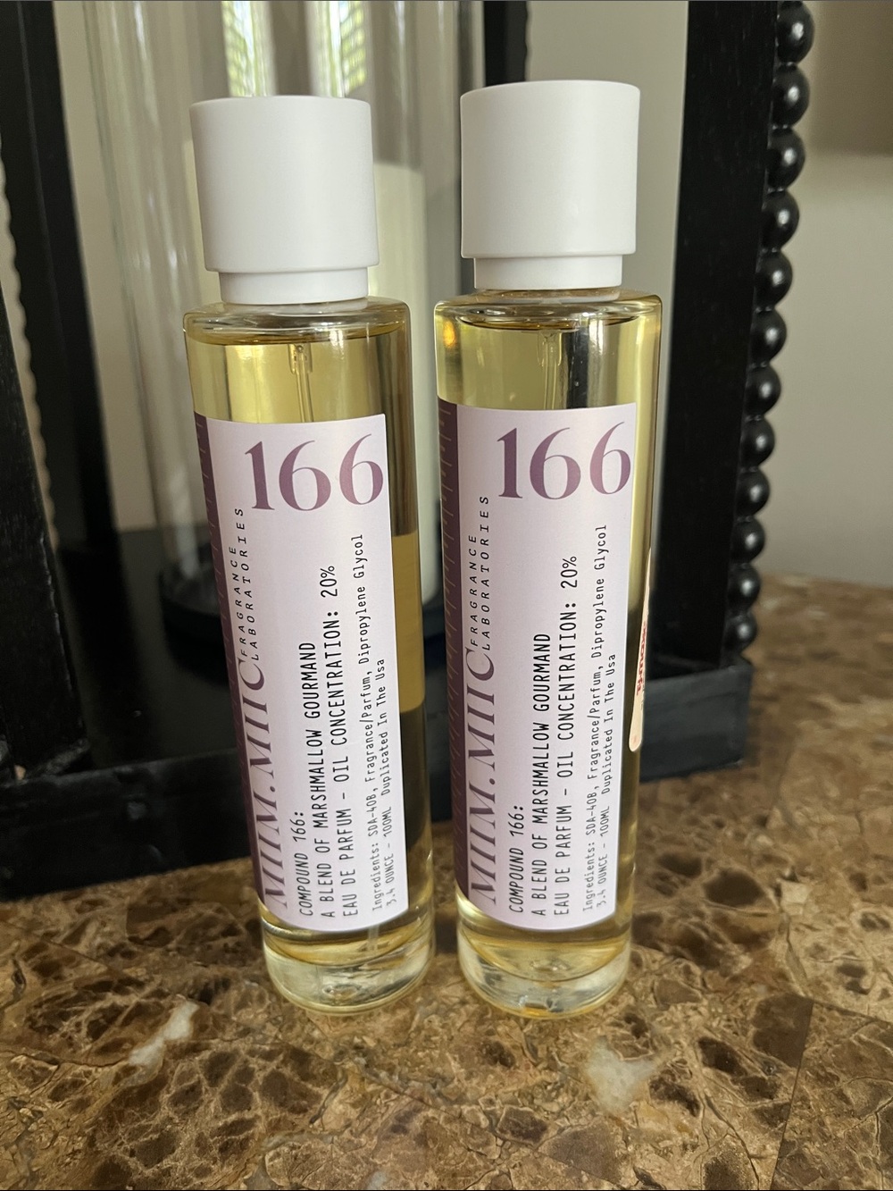 MIIM.MIIC 166 Marshmallow Gourmand  Perfume Oil 3.4 oz (set of 2)